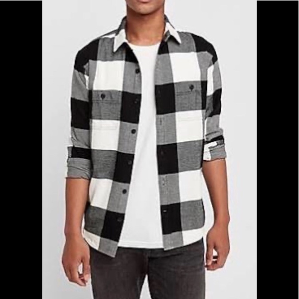 Express Flannel like new never worn size small